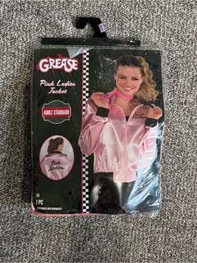 Grease Pink Ladies Satin Bomber Jacket - Pink